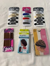 Lot of 5 New / Old Hair Accessories, Clips, Nets - Please See Description Below