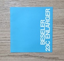 1977 Beseler 23C Enlarger Manual