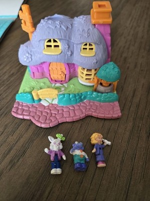 Vintage 1994 Polly Pocket Rabbit House Bluebird Complete