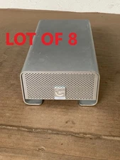 Lot Of 8 G-Technology G-Raid2 500GB External Drive RAID Storage 907205-01