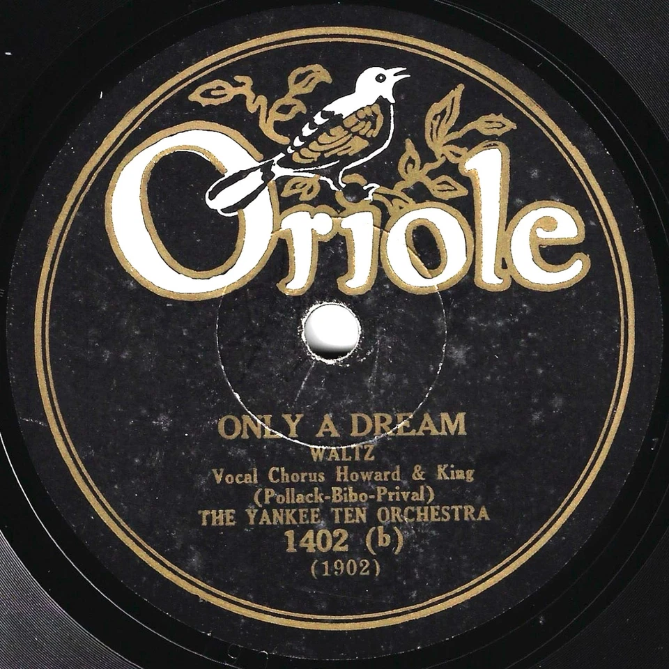Oriole #1402: Yankee Ten O-"You're The Cream In My Coffee" and "Only A Dream" E- - Image 2 of 4