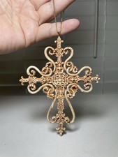 Decorative Vintage - Style Cross Ornament