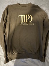Taylor Swift Official The Tortured Poets Department Black Crewneck Size Med NWOT