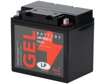 Batterie 12V 30Ah LANDPORT L60-N30-3 Gel passt für BMW K100 K1100 75 R100 RT R60