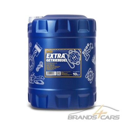 10 L LITER MANNOL GETRIEBEÖL EXTRA 75W-90 API GL4 GL5 LS MANUELL SCHALTGETRIEBE 