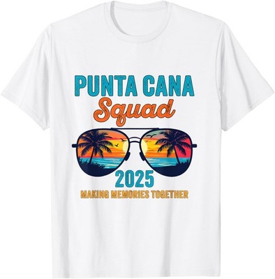 Punta Cana Squad 2025 Retro Summer Vacation Trip Unisex T-Shirt