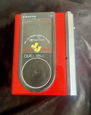 Vintage Sanyo MR-JJO Stereo Cassette Player  Power On 