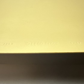 Vintage LEGO Baseplate Western Indians Boulder Cliff Canyon 6748 Blue River