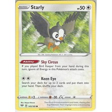 145/189 Starly Common: Pokemon Trading Card Game SWSH-03 Darkness Ablaze