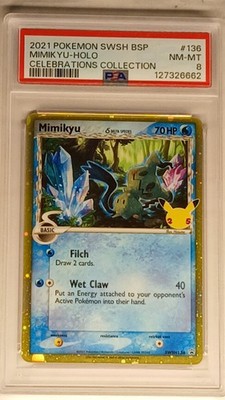 Pokémon Mimikyu (Delta Species) SWSH136 Sword & Shield Promo Holo