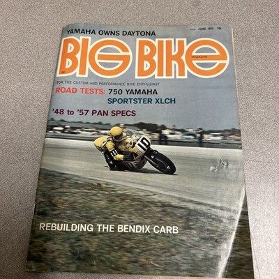 Big Bike Jun/1973/road Test 750 Yamaha/ Sportster XLCH/Yamaha Owns Daytona F13C