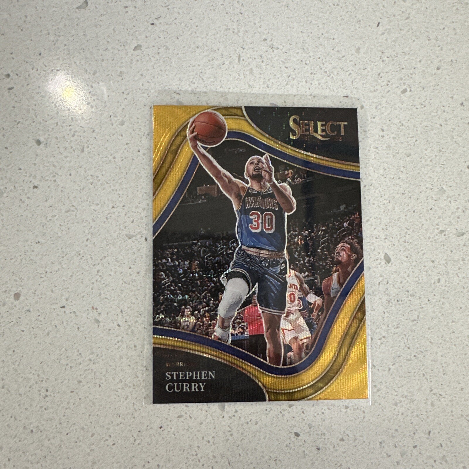 🔥📈2021-22 Select Stephen Curry Gold Wave Prizm Courtside #263 Warriors