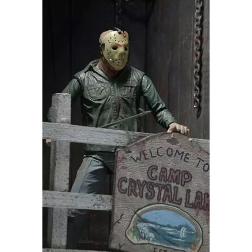 3D Jason Roy Burns Roy NECA 39721 7" Action Figure 1:12 Friday the 13th Part III - Picture 6 of 9