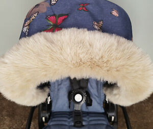 Pram Fur Winter Kit Fur Hood Trim Furs New Baby Dark Silver Brown From PramFurs