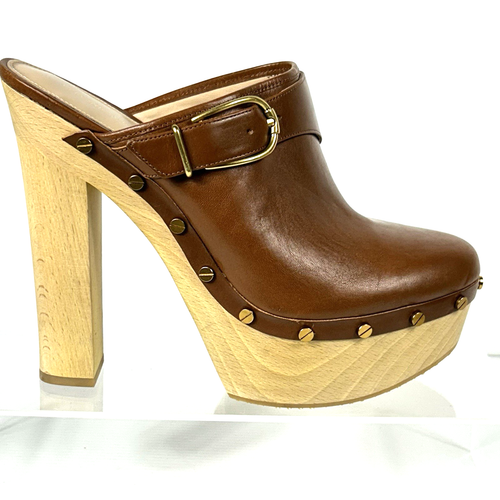 Veronica Beard Alek Womens Size 10 M Platform Clog Mule Brown Boho Chunky Retro - Picture 7 of 18