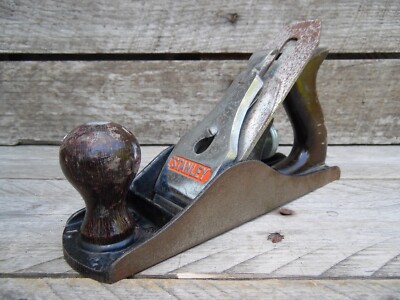 Vintage Original Stanley Nummer 4 Bailey Holz Hobel Werkzeug 245 mm x 50 mm #2