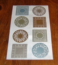 Mrs. Grossman Sticker Sheet ~ Paper Whispers Filigree Medallions