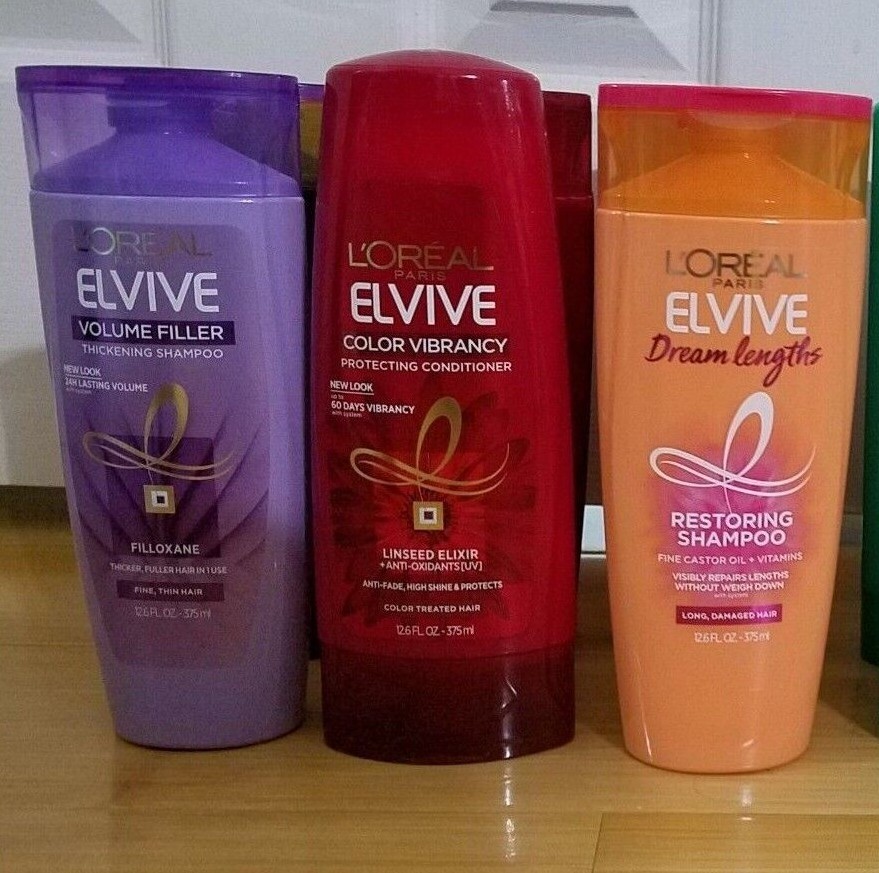Wholesale LOT of 10 L'oreal/Garnier/Whole Blend Shampoo