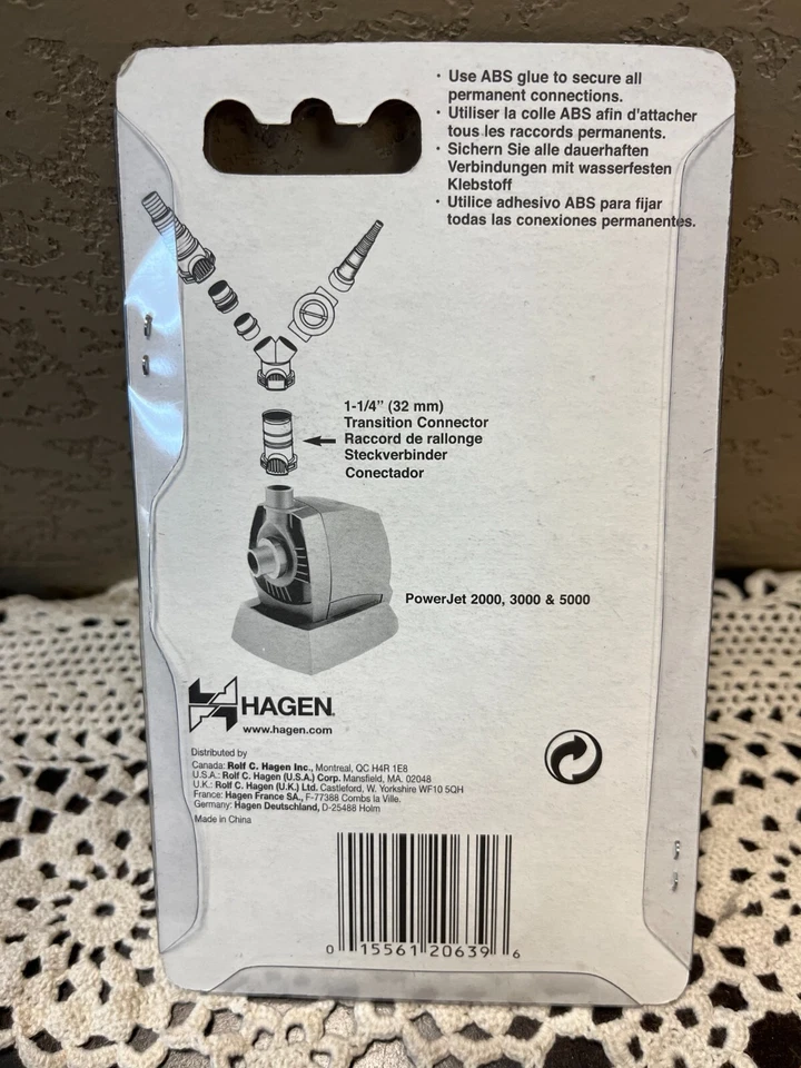 8- Laguna 1 1/4" Click-Fit Transition Connector Pond PT-639 - Image 2 of 4