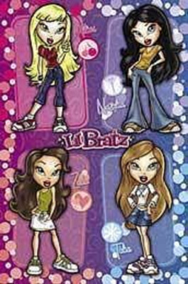 ORIGINAL MCA LICENSED 2004 LIL BRATZ GROUP POSTER NEW 22X34 FREE