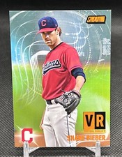 2021 Topps Stadium Club - Virtual Reality Gold Refractor #VR-15 Shane Bieber /50