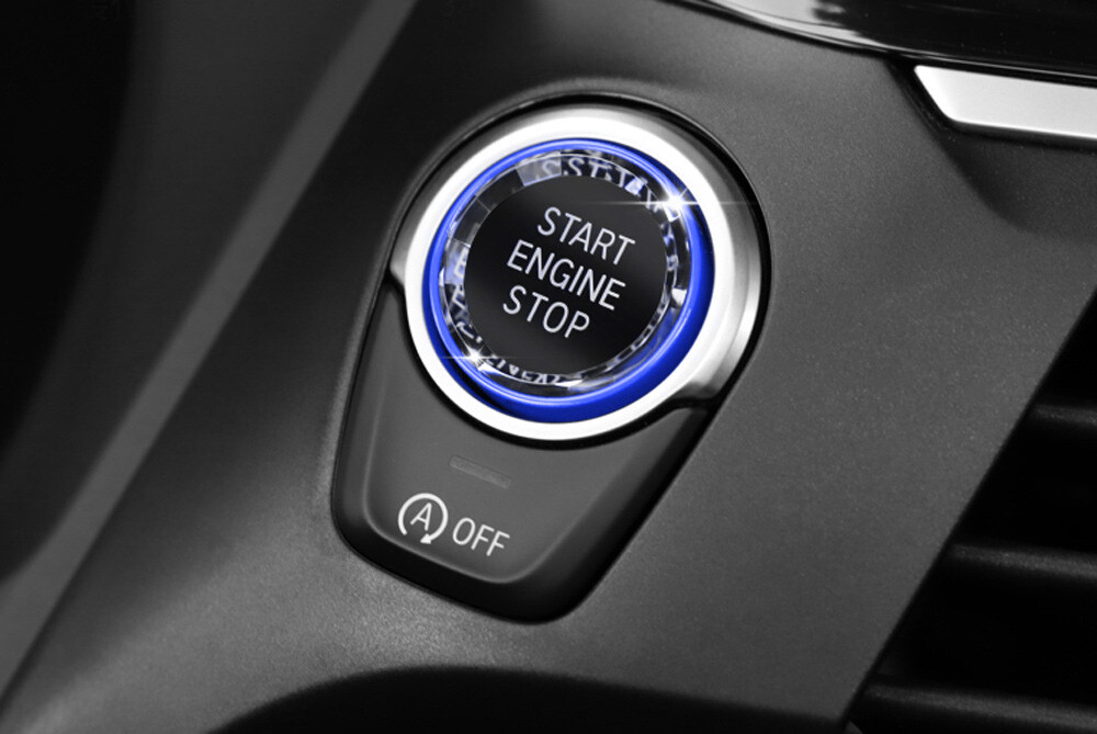 Jaronx Compatible with BMW Crystal Start Stop Button, Engine Power