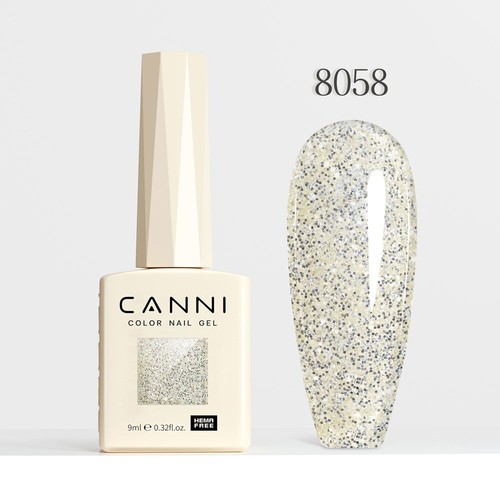 CANNI Hema Free Nail Gel Nagellack Diamond Glitter 9ml Soak Off Nagellack - Bild 18 von 33