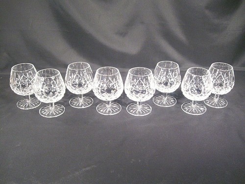 Waterford Crystal Lismore Brandy Glasses Set of 8 - Picture 2 of 12