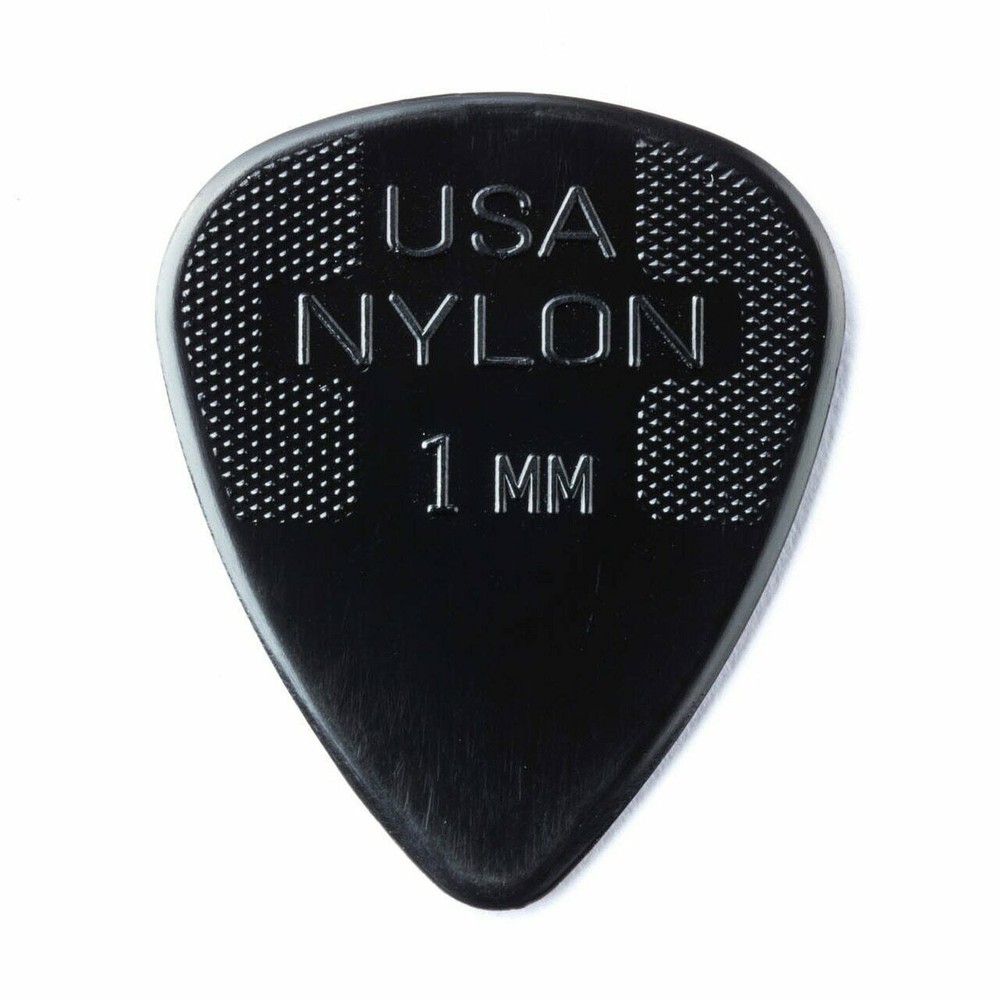 Dunlop 44P1.0 Nylon Standard Guitar Pick, 12-Pack, 1.0mm