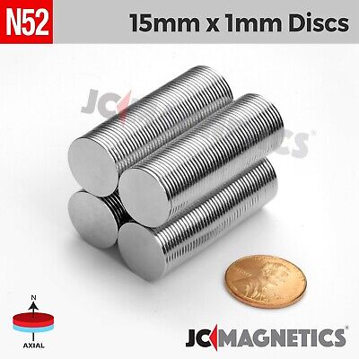 50 100 1000pcs 3mm x 1mm 1/8"x1/32" N52 Rare Earth Neodymium Crafts Magnet Disc