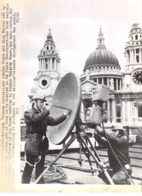 Pressefoto AM21071 24x18 cm Ca. 1981 London British Telecom Johnny F