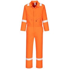 Image of Portwest Iona Cotton Coverall Lightweight Reflective C814