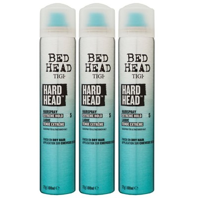 Tigi Bed Head Hard Head 3 x 100 ml Extreme Hold Haarspray Set
