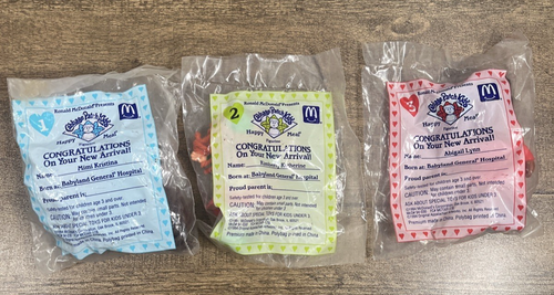 1994 McDonald’s Happy Meal Toys | Cabbage Patch Kids Toys #1-3