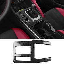 For Acura Integra 2023-2024 ABS Black Carbon Pattern Gear Shift Panel Cover Trim