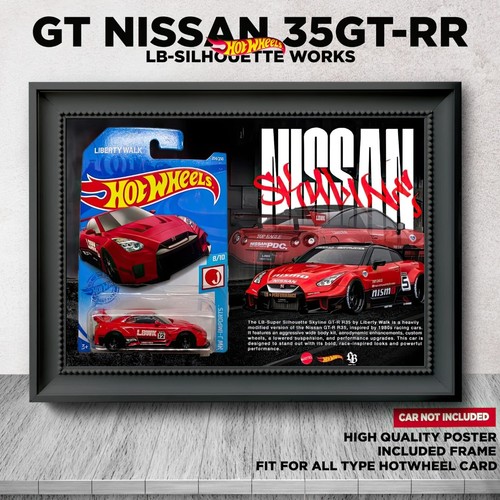 Hot Wheels Collector Poster w/ Frame – Mainline Card Edition Display Wall Art - Picture 62 of 97