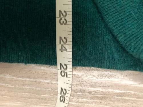 Vtg Banana Republic Women's SZ Large Green Cardigan Sweater L Grandmacore - Picture 4 of 6