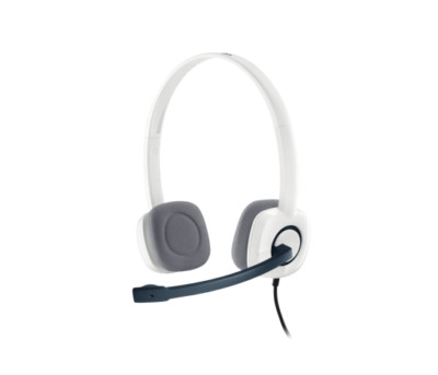 Logitech H150 Computer On Ear Headset kabelgebunden Stereo Weiß