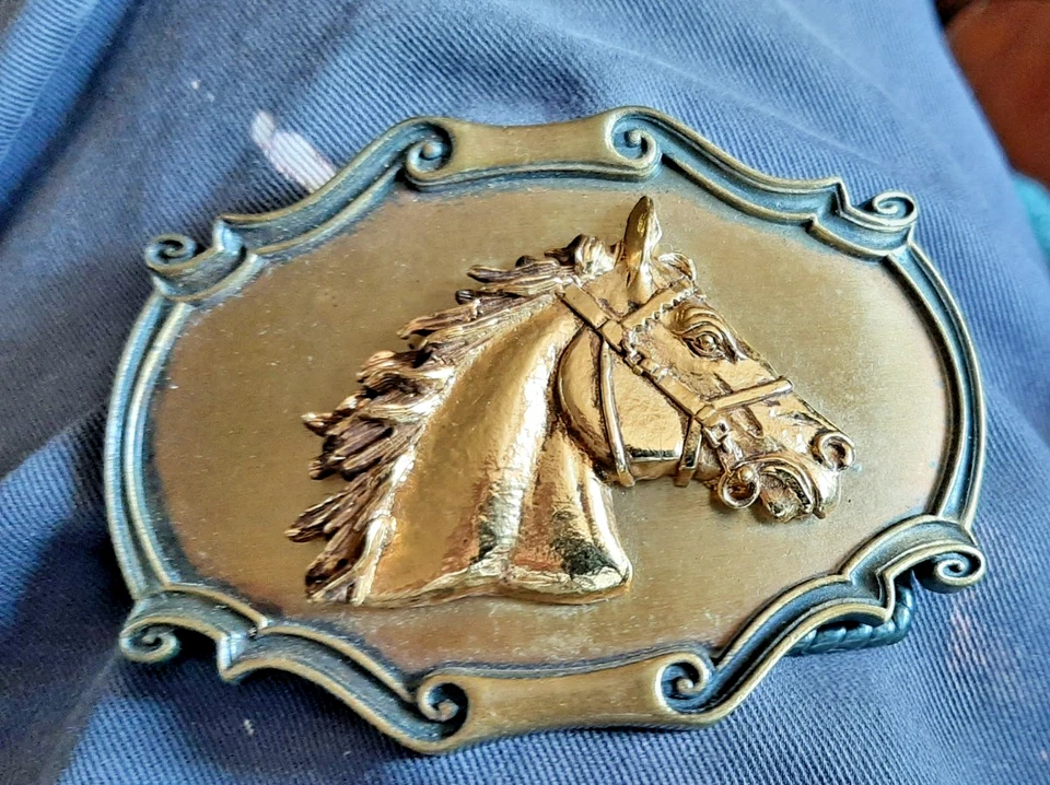 Lote De 3 Hebillas De Cinturón Para Hombre De Colección Hermosas y en Excelente Estado Coleccionables Foto 4 de 4