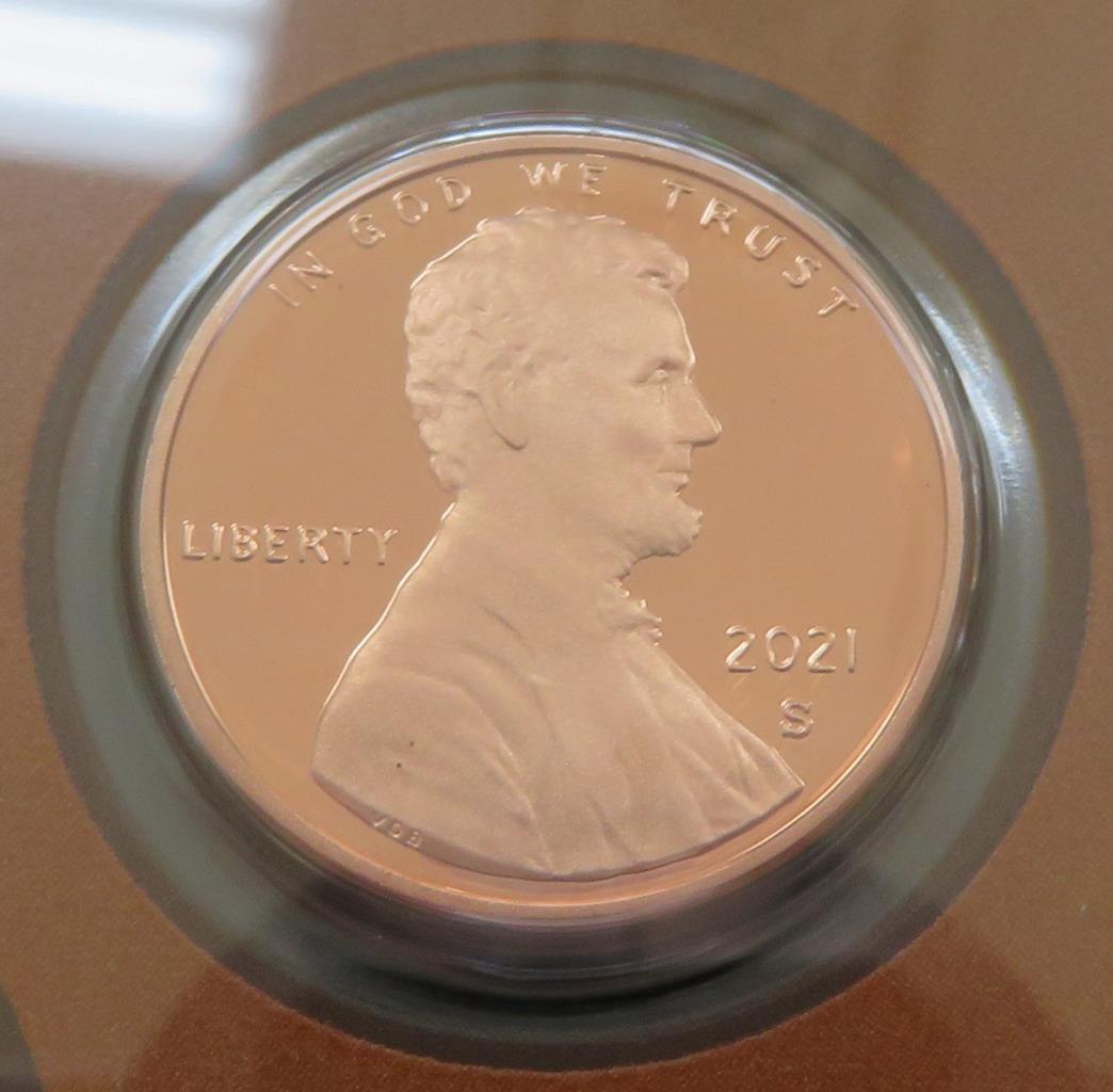 2021 S U.s. Mint 7 Coin Clad Proof Set (21rg), W/ Box/coa - Foto 2