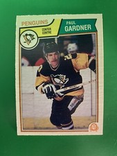 1983-84 O-Pee-Chee Paul Gardner Pittsburgh Penguins #280
