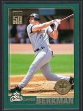 Lance Berkman 2001 Topps Baseball Card #485 Home Team Advantage - Houston Astros