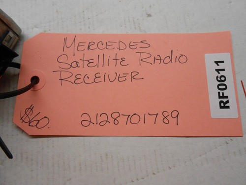 08 - 15 MERCEDES C E SIRIUS SATELLITE RADIO RECEIVER CONTROL A212870178 RF0611 - Picture 2 of 4