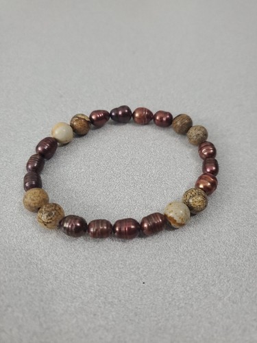 Bracciale Stretch Pietra E Perla - Foto 2 di 4