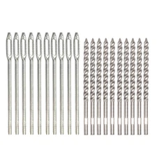 20PCS Replacement Split Eye Needle & Spiral Probe T-Handle Tire Plug Repair Tool