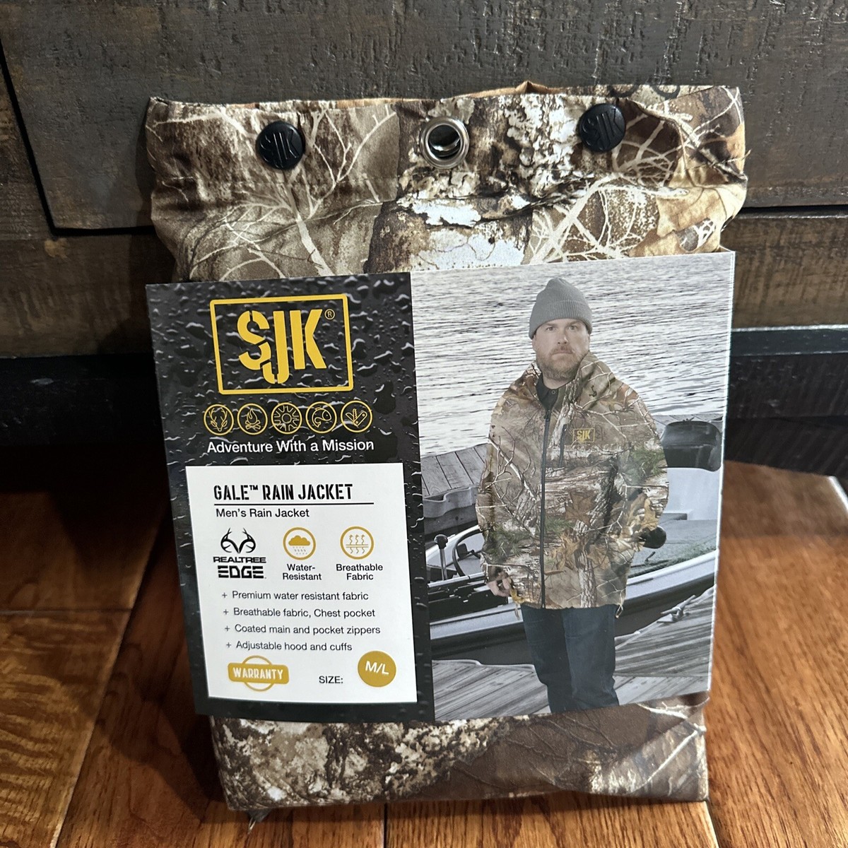 g　2個セット SJK Gale Rain Jacket Men's M/L Realtree | eBay