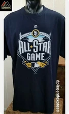 2016 All Star Game Baseball San Diego Petco Park Blue Majestic TShirt Sz 2XT