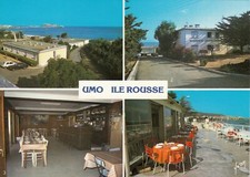 Old postcard ÎLE ROUSSE CORSE UMO holiday center joseph charles