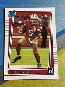 2021 Panini Donruss TREY LANCE San Francisco 49ers Rated Rookie #254