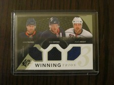 2010-11 SPx Winning Trios /50 John Tavares Kyle Okposo Doug Weight 10-11